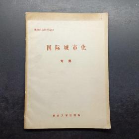 国际城市化专集