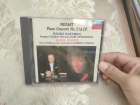 【碟片光盘】 mozart 莫扎特 第20、21号钢琴协奏曲 CD
