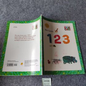 Eric Carle's 123   Board book    艾瑞·卡尔教你识数字  