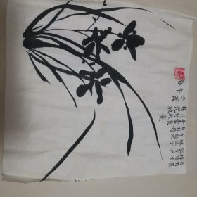 金银花：古有墨梅暗香驻，今夕睡兰手中创；不与牡丹争富贵，只待天亮将光放。