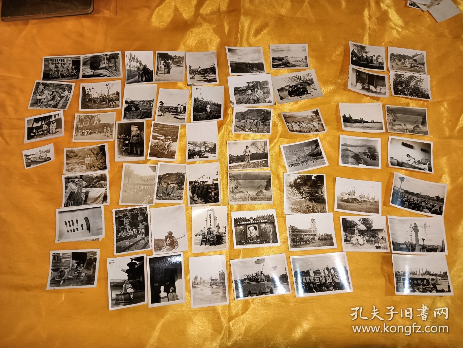 原20集团军江苏松江女子中学张景玉抗美援朝系列照片52张合出。