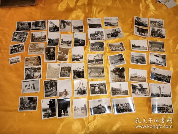 原20集团军江苏松江女子中学张景玉抗美援朝系列照片52张合出。