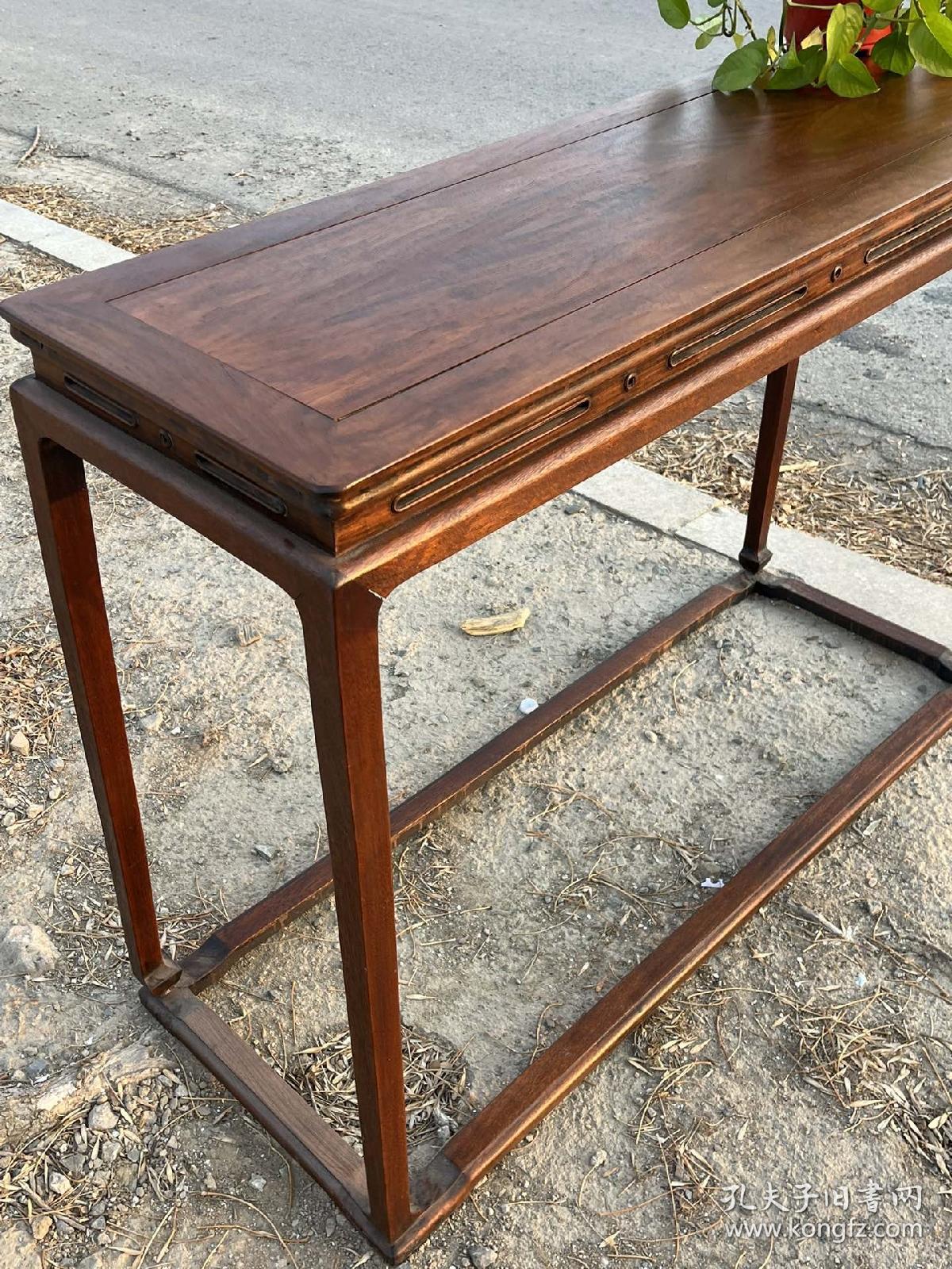 旧藏花梨木文房条案，明式做工，全品如图
