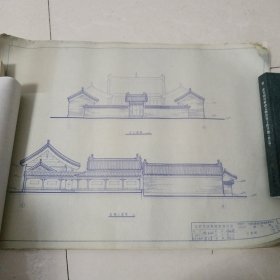 禅堂院古建筑图纸一套（晋祠）