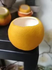 桔皮香炉 手工制作 陈皮