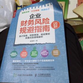 企业财务风险规避指南 会计实务 财务管理 税收筹划关键点及疑难解析