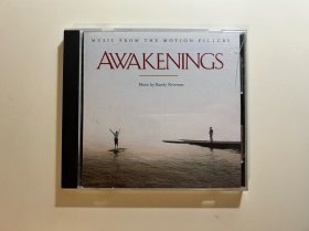 无语问苍天 原声 Randy Newman - Awakenings (Music From The Motion Picture)，CD，91年日版，无侧标，外壳磨痕裂痕，盘面有点痕迹