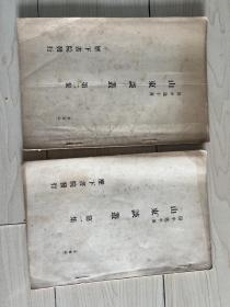 山东谈丛 第一集&第二集 2册 山东文化参考地图有 1922年