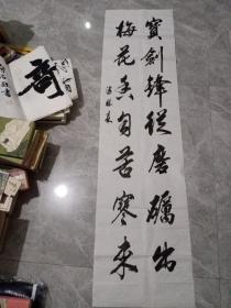 138*35书法字画一张      有款名  买家自鉴