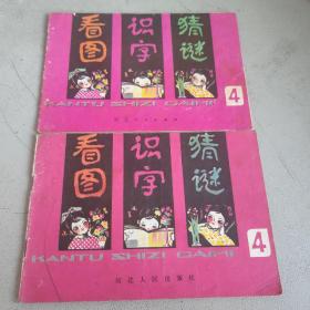 看图识字猜谜4河北人民出版社（两册随机发货）