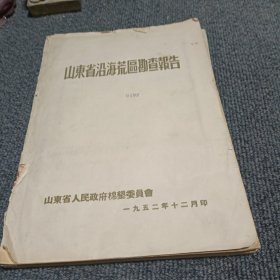山东省沿海荒区勘查报告（多图）
