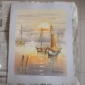 手绘油画