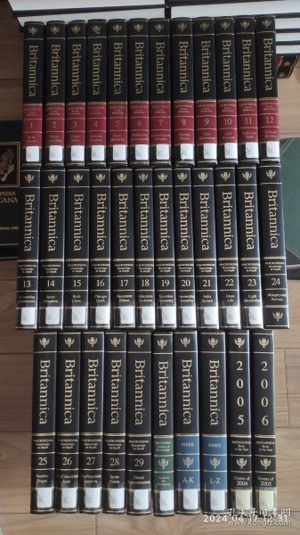 大英百科全书 2007年版 全套32册Encyclopaedia Britannica 32卷全 另附带两本年鉴（2005，2006）