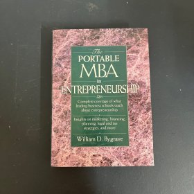 THE PORTABIE MBA IN ENTREPRENEURSHIP  在里面创业