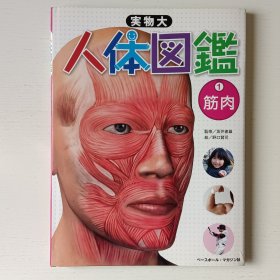 日文书 実物大人体図鑑 1 (筋肉) / 实物大小 人体图鉴1（肌肉）