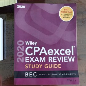 现货Wiley CPA excel Exam Review: Study Guide Business Environment Concepts (2020) [9781119631941]