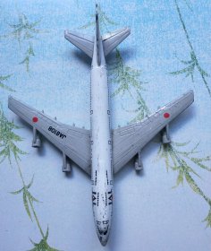 1978年出厂，TOMICA多美卡BOEING 波音747 S=1：415比例 JAL 新机场套装 日本航空 日航 中古怀旧绝版老玩具，包邮非偏远