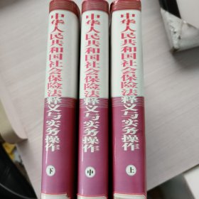 中华人民共和国社会保险法释义与实务操作（上中下），共3本