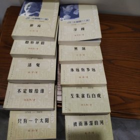 中国小说50强（第三辑10册）：不定嫁给谁），被雨淋湿的河，只有一个太阳，活鬼，狼窝，隐形伴侣，左朱雀右白虎，永远有多远，黑洞，浮躁