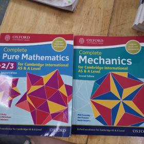 complete pure mathematics 理论数学，Mechanics，两本合售