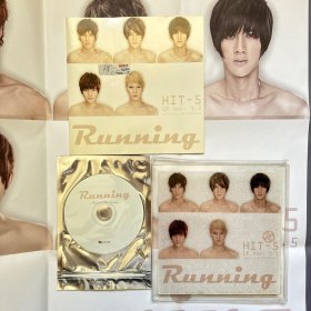 HIT-5 Running 限量EP 亲签带海报 CD1张（段黄巍，高宇，杨帆，黄玉峰，郭子渝）签名