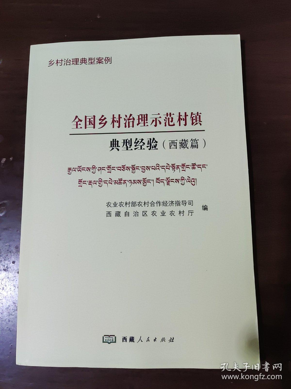 正版全国乡村治理示范村镇典型经验（西藏篇）