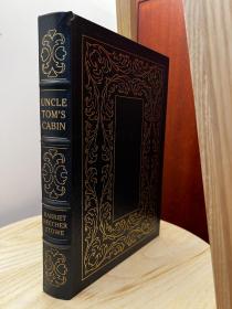 《汤姆叔叔的小屋（UNCLE TOM'S CABIN）》 (1979)EASTON PRESS 真皮装帧收藏版（伊顿书局）收藏家限量版 封皮为全牛皮真皮,三口镀金（22K，防尘防虫蛀）,耐酸纸（防止页面发黄） 花纹真丝衬页,真丝绸带书签