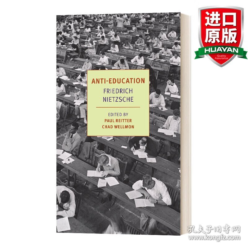 英文原版 Anti-Education 论我们教育机构的未来 尼采 英文版 进口英语原版书籍