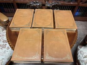 世界文明史 The Story of Civilization 威尔杜兰特 Durant。Easton出版社真皮限量收藏版，11册中的5册，序号2、3、5、9、10、低价打包一并出。