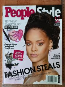 People Style2017年10/11月号 书脊微瑕 Rihanna