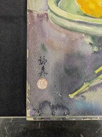 中国水粉画名家，李咏森，景物