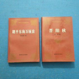 解放军文艺出版社精品书系: 踏平东海万顷浪，晋阳秋（2本合售）