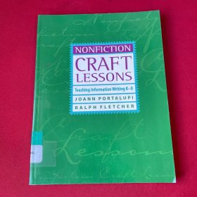 NONFICTION CRAFT LESSONS