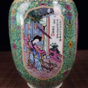 早期旧收藏古董官窑粉彩老物件出土