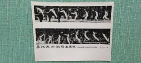 季托夫跳马垂直跳技术 1965年北京体育科学研究所摄制  照片长20厘米宽15厘米