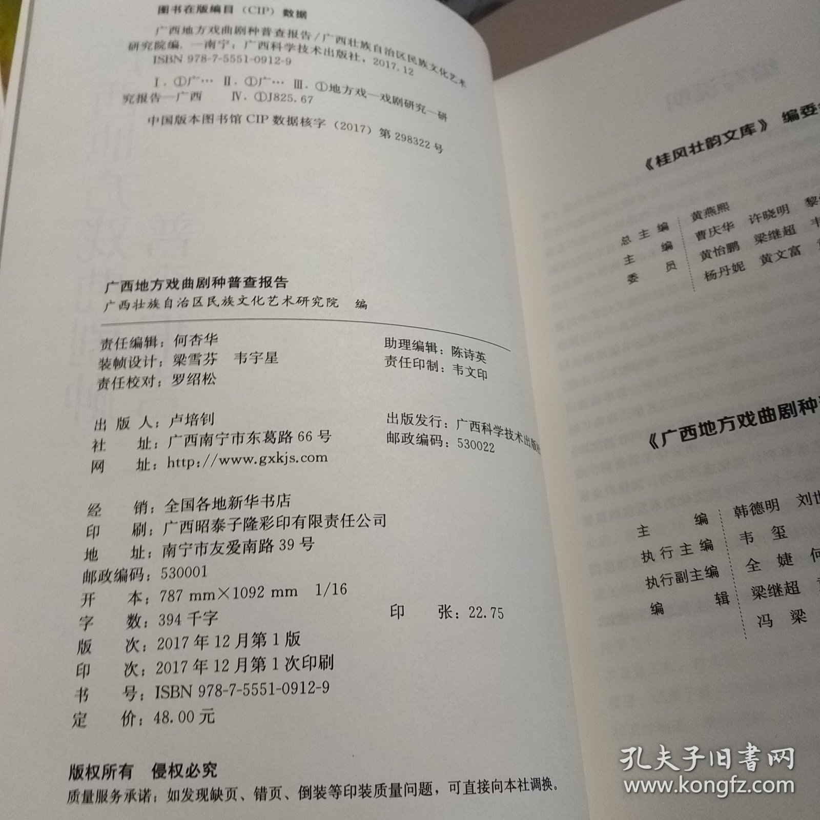 广西地方戏曲剧种普查报告/桂风壮韵文库·艺术系列之六