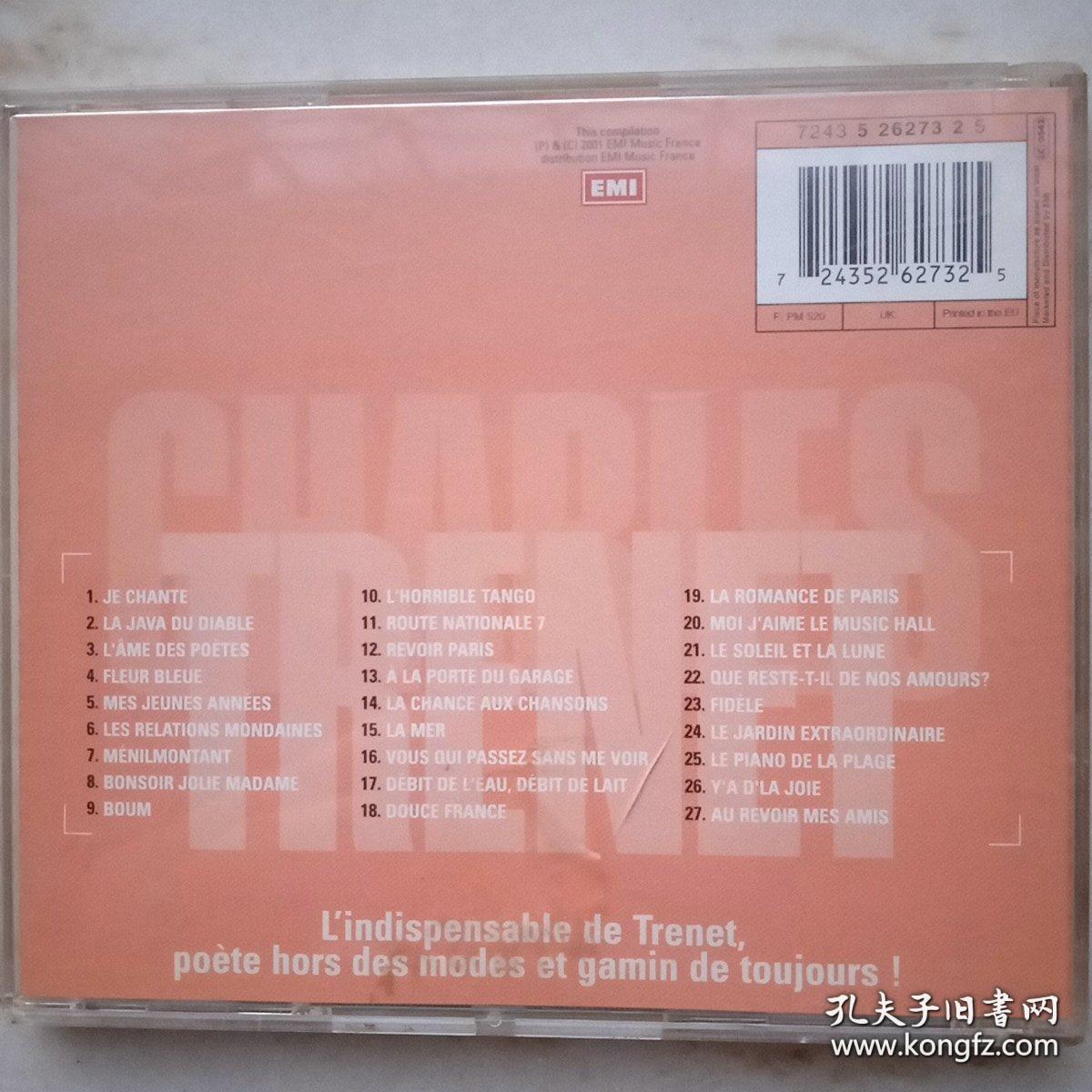 Charles Trenet 唱片CD（盒装）