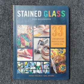 Stained glass for beginnes 彩色玻璃初学者手册 英文原版