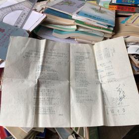 1976年 宁都中学高一年级编 战地小报 诗专号