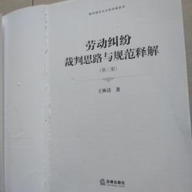 劳动纠纷裁判思路与规范释解（第三版）【扉页被撕去】