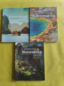 Listening& Notetaking Skills Level 1、2、3（3册合售） 无笔记