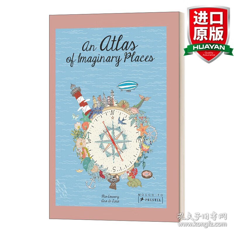 英文原版 An Atlas of Imaginary Places 想象中的阿特拉斯 英文版 进口英语原版书籍