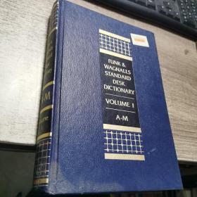 funk wagnalls standard desk dictionary VOLUME 1 A-M