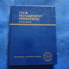 16开英文原版：俱乐部管理第四版【279】