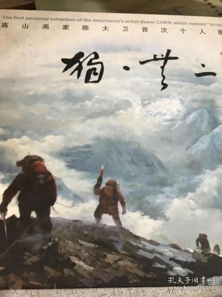 高山画家陈大卫首次个人展 12开精装版九品G画4区