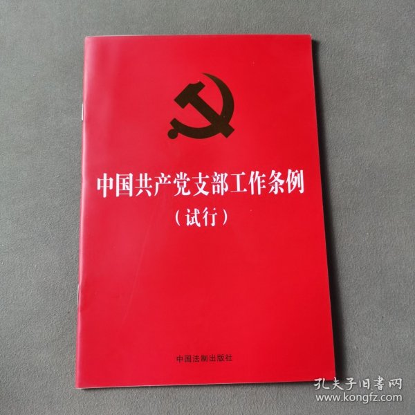 中国共产党支部工作条例（试行）