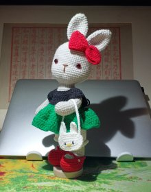 纯手工制作—— “有立场的兔子！”（两件套）