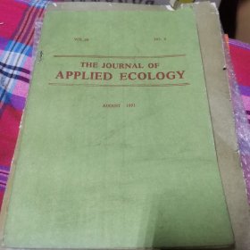 应用生态学杂志THE JOURNAL OF APPLIED ECOLOGY 1991 VOL 28 NO2