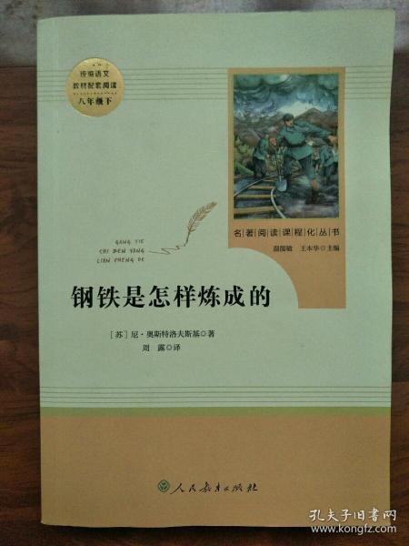 统编语文教材配套阅读 八年级下：钢铁是怎样炼成的/名著阅读课程化丛书