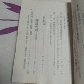 军医必携目录及附图